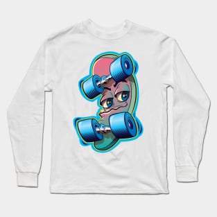 funny skateboard Long Sleeve T-Shirt